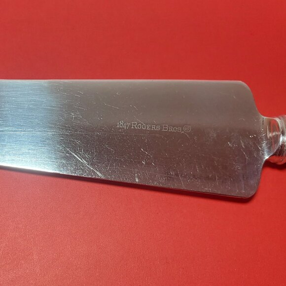 Vintage Silverplate Cake Set Pilgrim Cake Knife & Rogers 1847 Cake Server - Picture 12 of 12